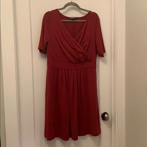 Lands End V-neck dress.